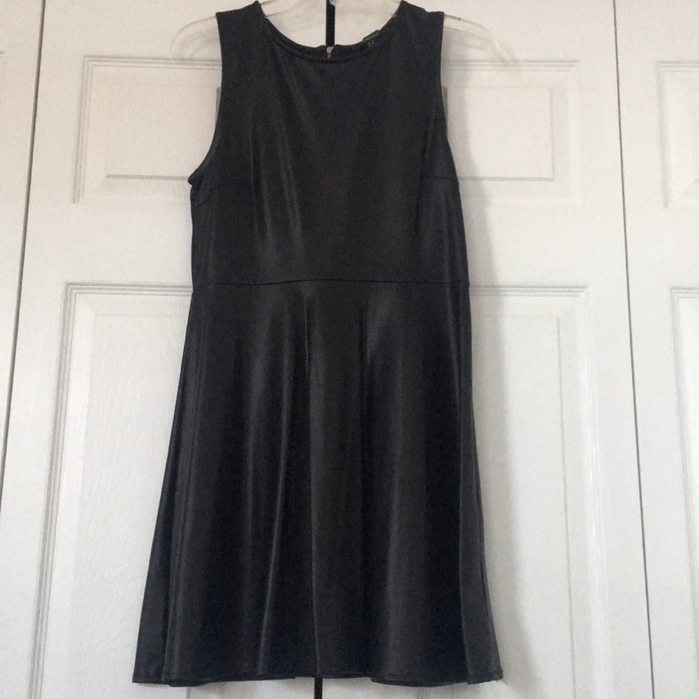 Forever 21 Faux Leather Skater Dress